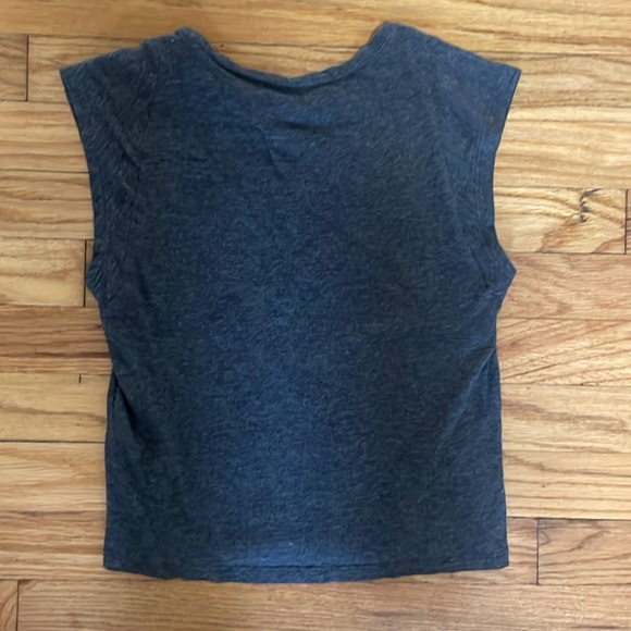 Frame Denim Le High Rise Muscle Tee in Gray - Picture 3 of 3